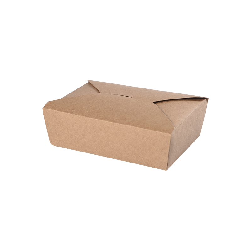 Kraftpapier-Lebensmittelbehälter zum Mitnehmen