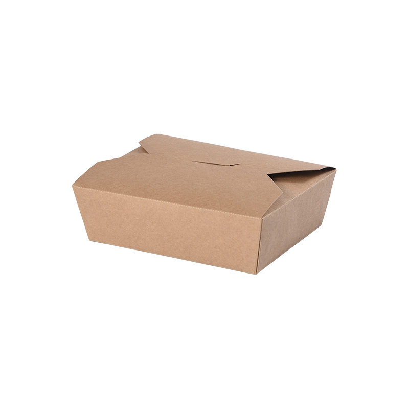 Kraftpapier-Lebensmittelbehälter zum Mitnehmen