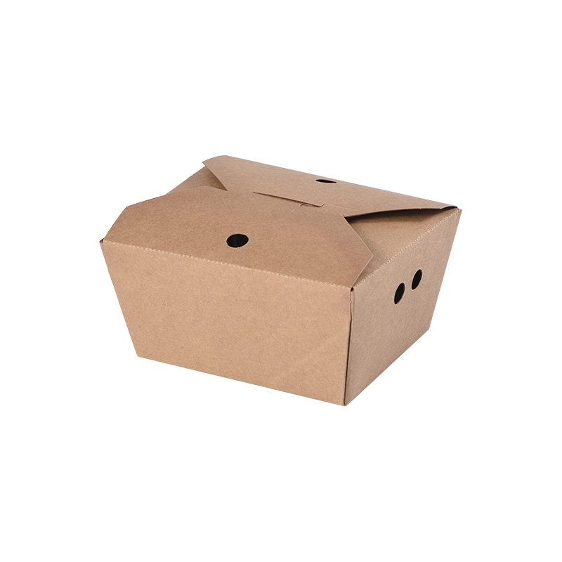 Kraftpapier-Lebensmittelbehälter zum Mitnehmen