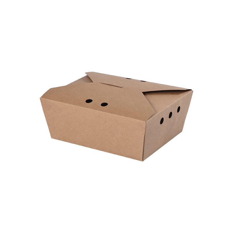 Kraftpapier-Lebensmittelbehälter zum Mitnehmen