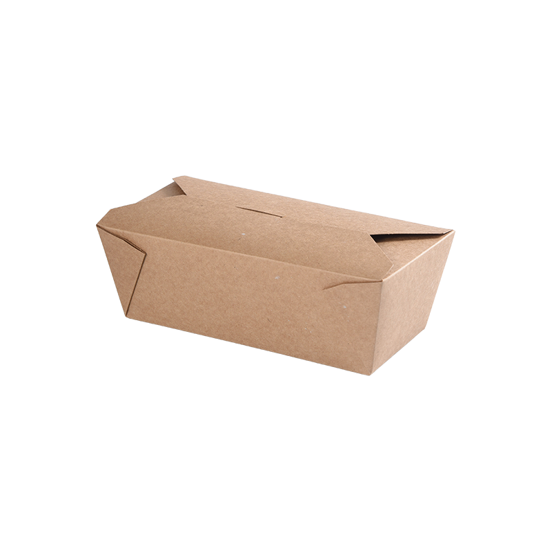 Kraftpapier-Lebensmittelbehälter zum Mitnehmen