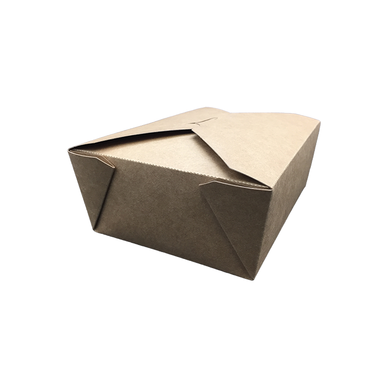Kraftpapier-Lebensmittelbehälter zum Mitnehmen