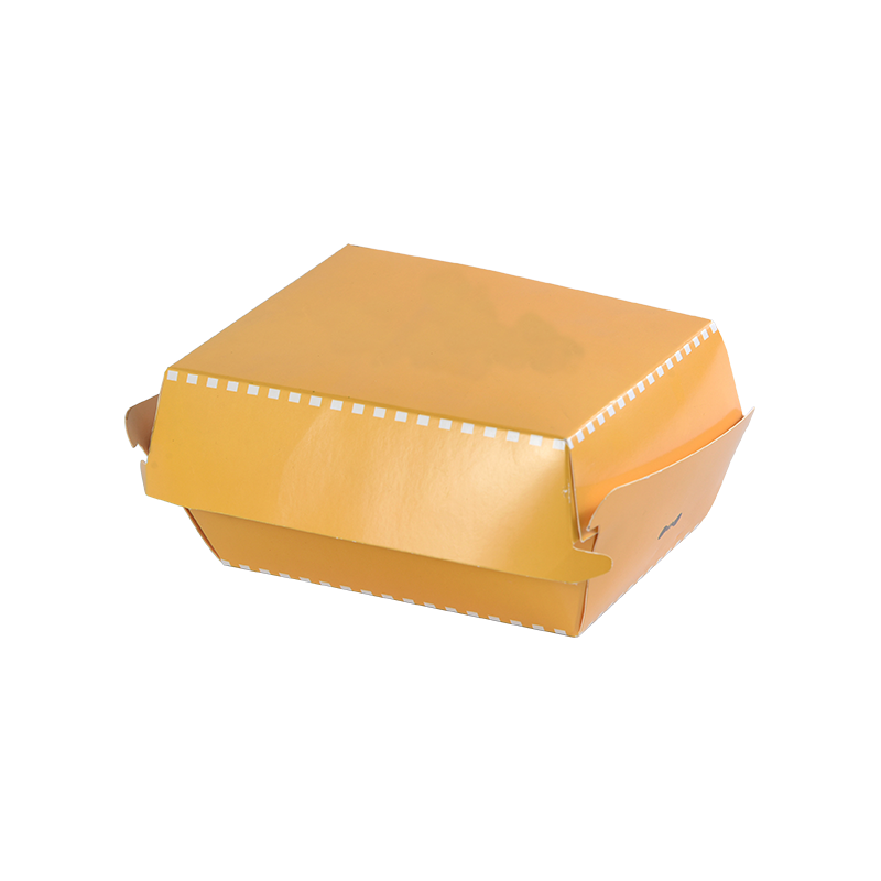Recycelbare, biologisch abbaubare Burger-Box aus Papier