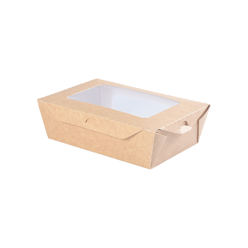 Einweg-Papierschale aus doppelt polybeschichtetem Karton zum Mitnehmen