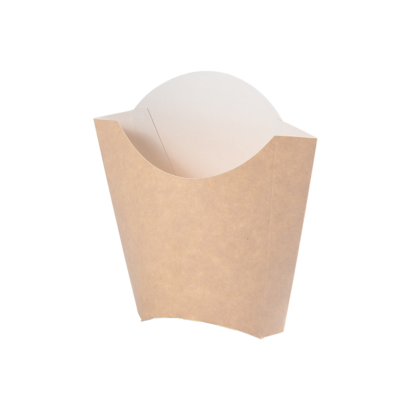 Einweg-Pommes-Pommes-Halter, Papier-Pommes-Frites-Becher, Charcuterie-Becher, Kraft-Chips-Schaufel