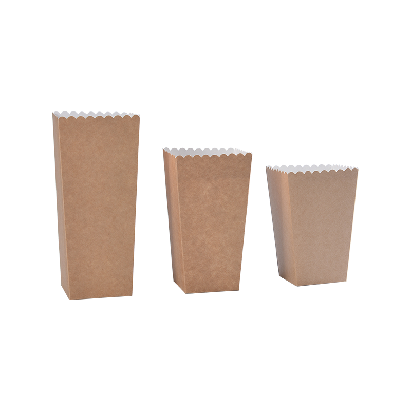 Kraft-Popcorn-Boxen, Mini-Popcorn-Boxen für Filmabenddekorationen